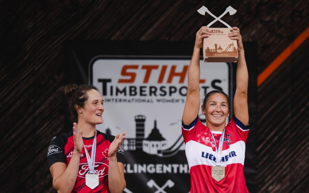 American LaVoie Wins Back-to-Back Stihl Timbersports International Women’s Cups